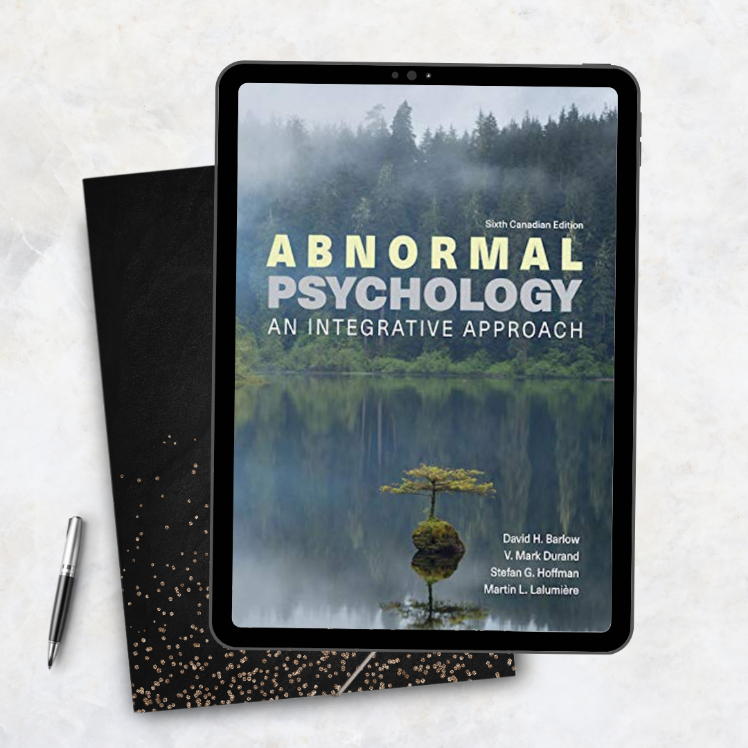 Abnormal Psychology An Integrative Approach 6th Edition